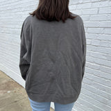 Smoke Oversized Boxy Crew