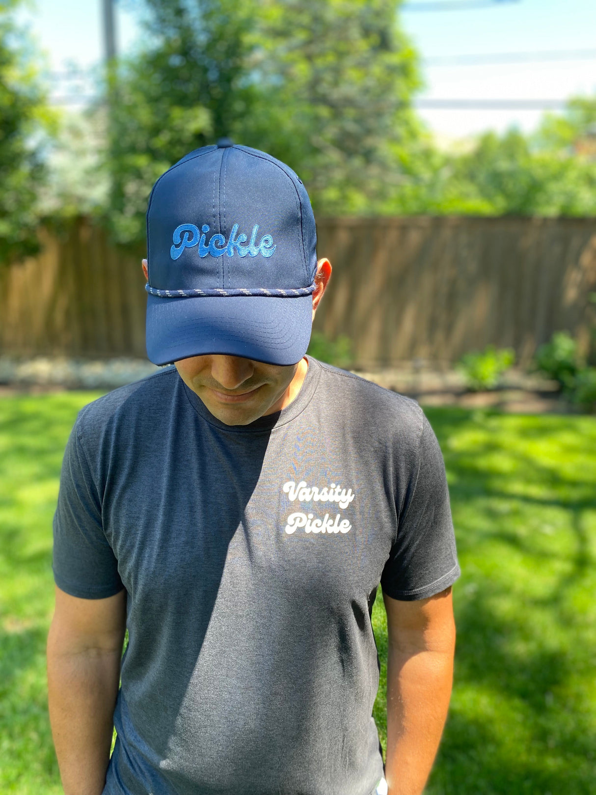 Blue Pickle Rope Hat