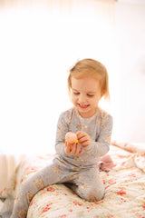 Bunny Blossoms 2pc Bamboo Pajamas
