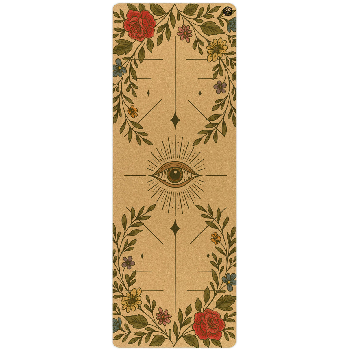 Infinite Bloom Aura Cork Yoga Mat