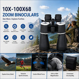 BetaOptics 100X Military HD Zoom Binocular