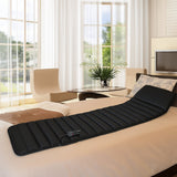 Carepeutic Targeted Zone Deluxe Full Body Massage Mat with Heat, Back Massager with 10 Vibration Motors, 4 Heating Zones, Raise-up Pillow, Foldable Relaxation Pad with 3 Selective Intensities
