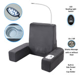 Carepeutic Backrest Bed Lounger with Soothing Warm Shiatsu Massage