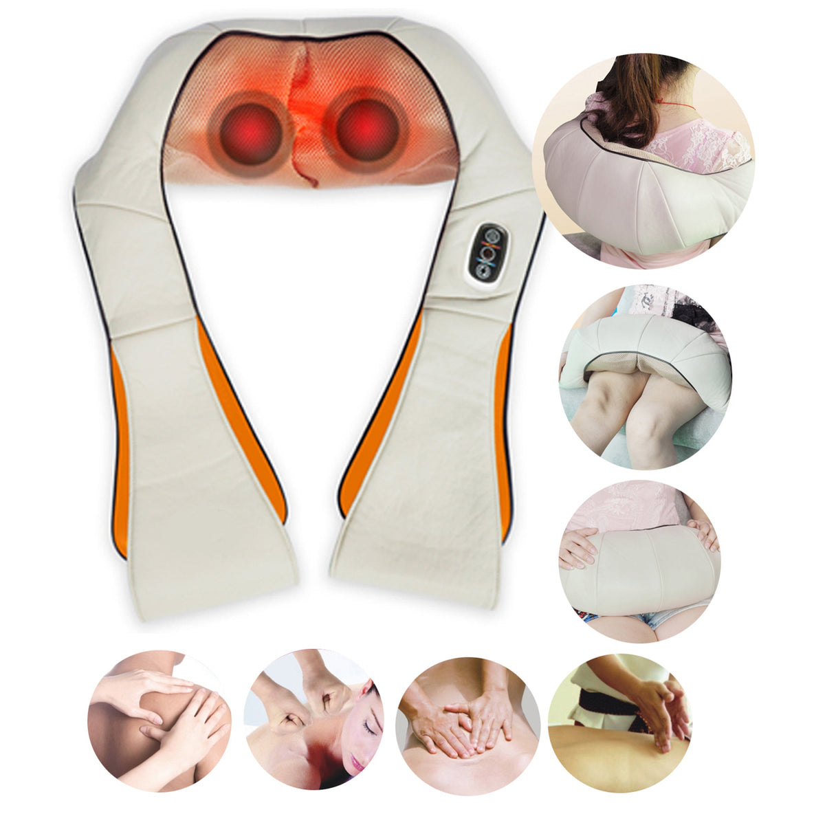 Carepeutic Deluxe Swedish Shiatsu Full Body Massager with Heat Therapy