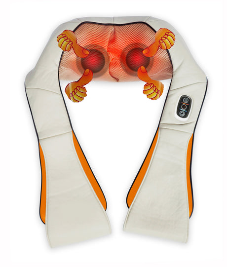 Carepeutic Deluxe Swedish Shiatsu Full Body Massager with Heat Therapy