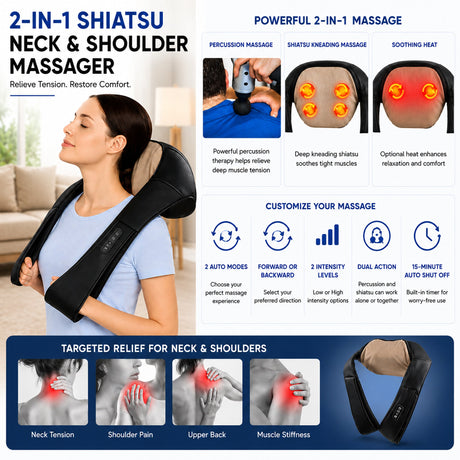 Carepeutic Swedish Total Neck and Shoulder Massager