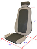 Carepeutic Op-Comfort Shiatsu and Rolling Massage Cushion with Vibration and Heat