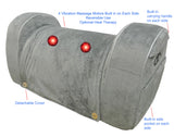 Carepeutic Leg Rest Wedge with Heated Comfort Massage, Vibration Massage, Auto Off