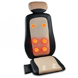Carepeutic Kneading Rolling Vibration Massage Chair Cushion, Back Massager with Heat Massage, Chair Pad Kneading Back Massager for Pain Relief, Deep Tissue Chair Massage Cushion for Office or Home