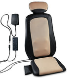 Carepeutic Kneading Rolling Vibration Massage Chair Cushion, Back Massager with Heat Massage, Chair Pad Kneading Back Massager for Pain Relief, Deep Tissue Chair Massage Cushion for Office or Home