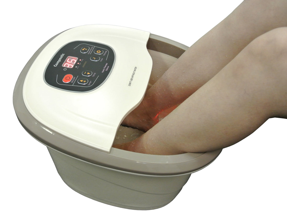 Carepeutic Motorized Hydro Therapy Foot and Leg Spa Bath Massager