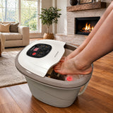 Carepeutic Motorized Hydro Therapy Foot and Leg Spa Bath Massager