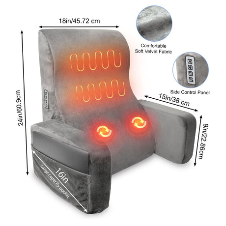 Carepeutic Ergo Comfort Reading Cushion with Vibration Massage and Heat