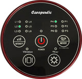 Carepeutic Acupressure Warming Hand Massager with Pulse Vibration, Kneading Massage, for Home or Office or On the Go
