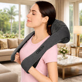 Carepeutic Finger Squeezing Neck and Shoulder 5D Massager, Neck Massager for Pain Relief, Deep Tissue, Electric Shiatsu Shoulder & Back Massager with Heat