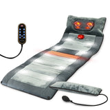 Carepeutic Luxury Comfort Full Body Massage Mat with Heat, 10 Vibrating Motors, Kneading Massage for Head, Deep Tissue Massage for Back, Neck and Legs Relaxation at Home or Office