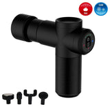 Carepeutic Cordless Heat or Cold Massage Gun, Deep Tissue Back Massage for Athletes for Pain Relief, Percussion Massager with 4 Massages Heads