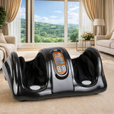Carepeutic Deluxe Kneading Rolling Shiatsu Foot Massager (Burl-Wood), For Foot or Calf Massage, Suitable to All Foot Sizes