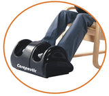 Carepeutic Deluxe Kneading Rolling Shiatsu Foot Massager (Burl-Wood), For Foot or Calf Massage, Suitable to All Foot Sizes