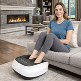 Carepeutic Ionic Air Compression Shiatsu Foot Massager with UV Light and Heat Therapy