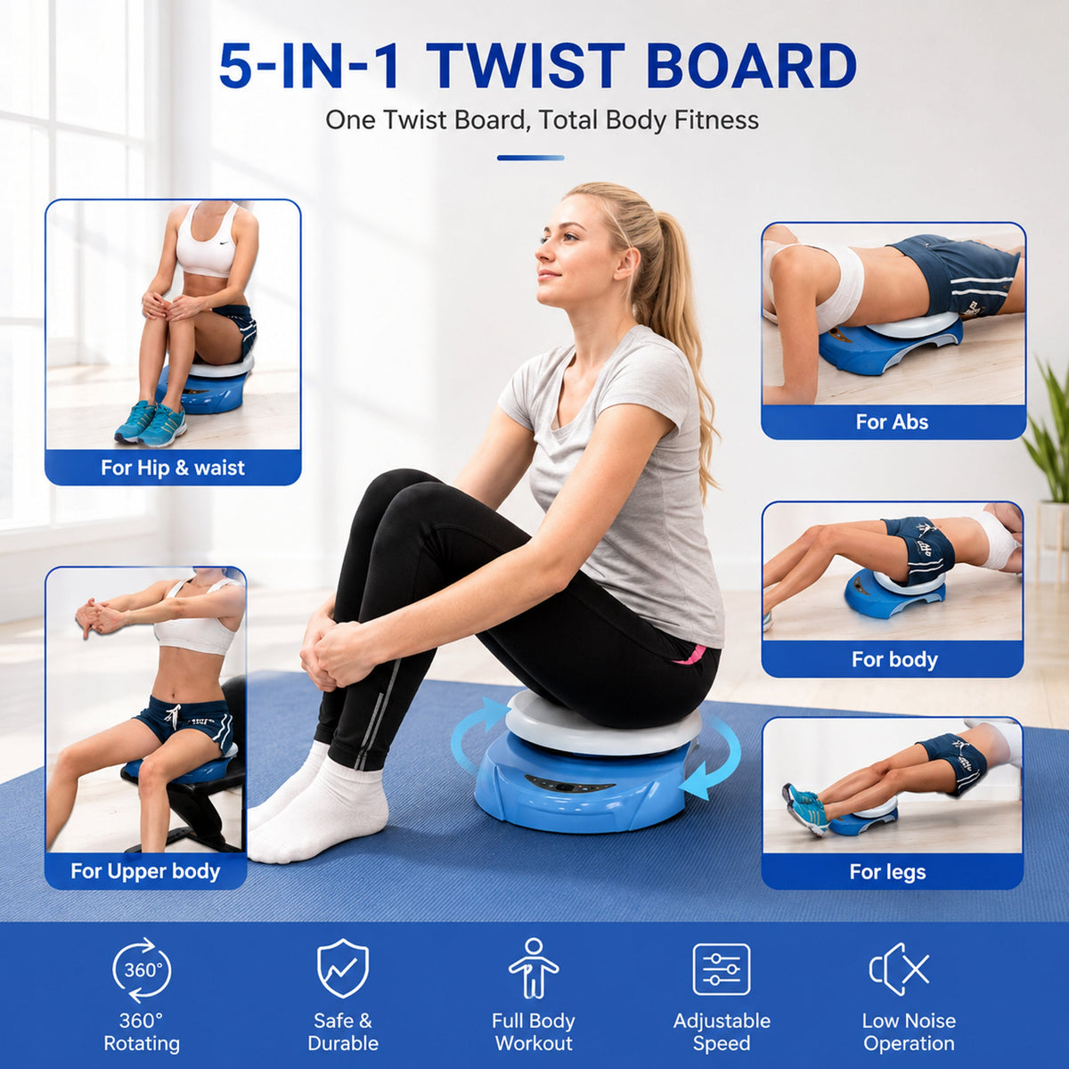 BetaFlex Motorized Lower Body Swinging Exerciser for Rehabilitation and Relaxation