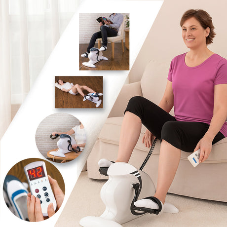 BetaFlex Motorized Smart Pedal Exerciser with Tailored Workouts and Real-Time Performance Tracking