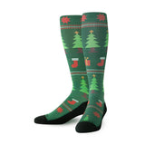 Christmas Knee High Compression Socks