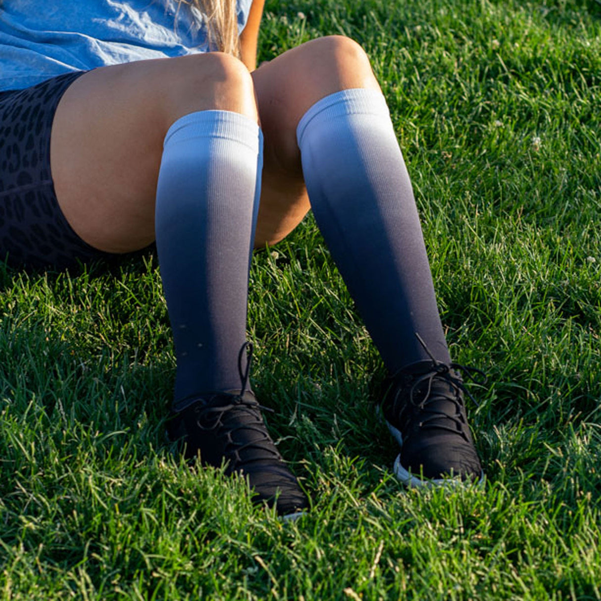 Knee-High Compression Socks – 3 Pack Ombre
