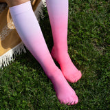 Knee-High Compression Socks – Ombre