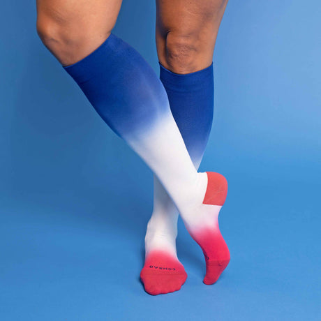 Knee-High Compression Socks – Double-Dip Ombre
