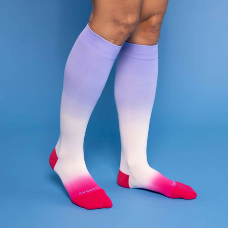 Knee-High Compression Socks – Double-Dip Ombre