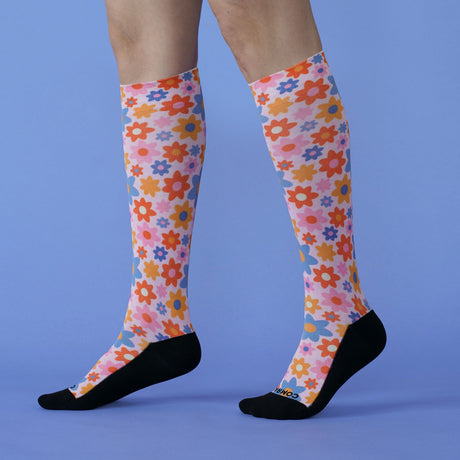 Cute Compression Socks – Floral