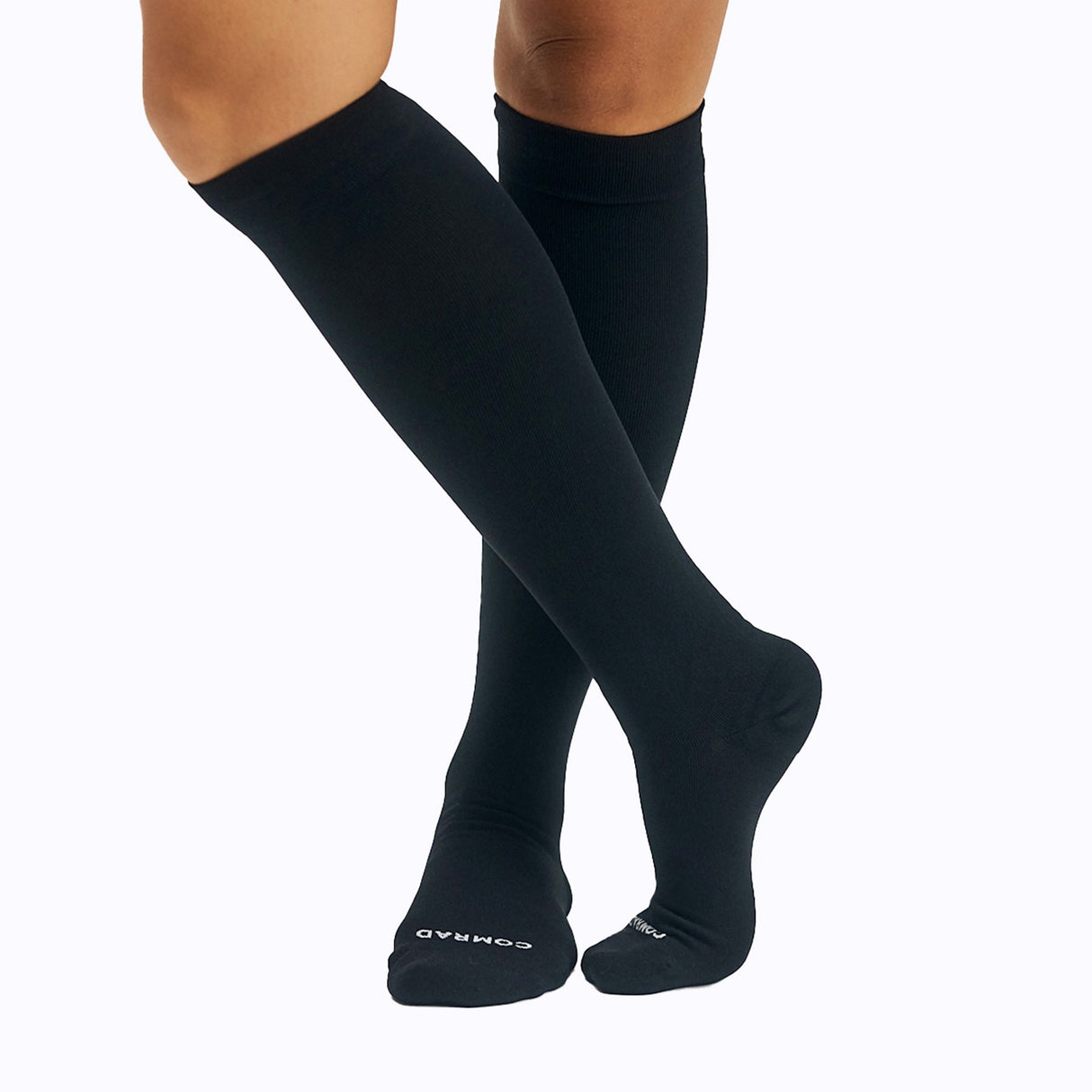 Knee-High Compression Socks – Solid (20-30 mmHg)