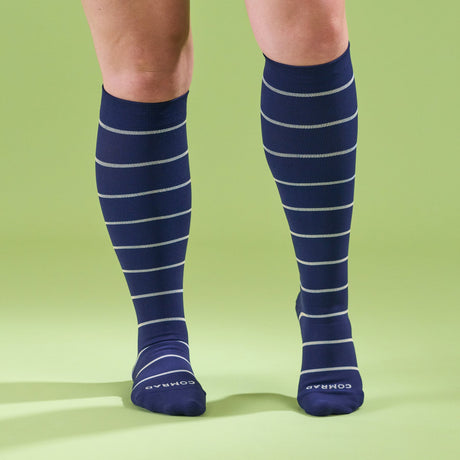 Knee-High Compression Socks – Stripes
