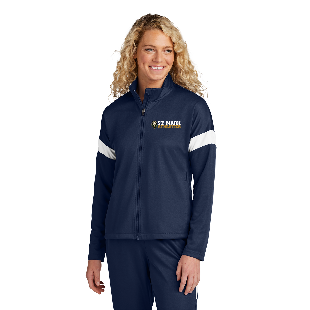 St. Mark Athletics Full-Zip Active Jacket - Embroidered