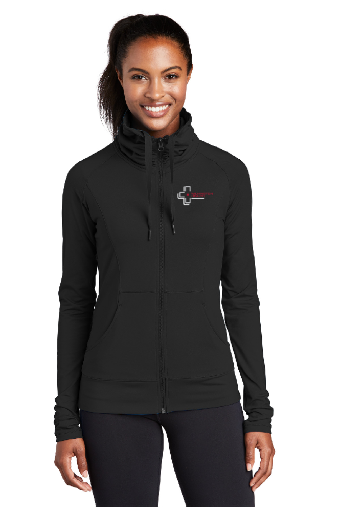 Ladies' Sport-Tek® Sport-Wick® Stretch Full-Zip Jacket