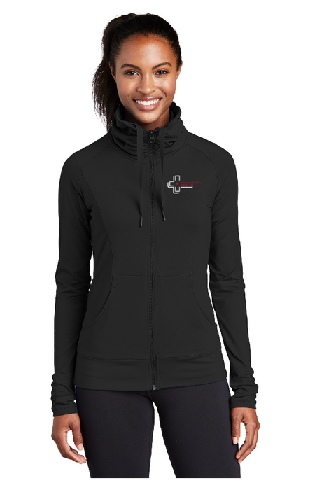 Ladies' Sport-Tek® Sport-Wick® Stretch Full-Zip Jacket