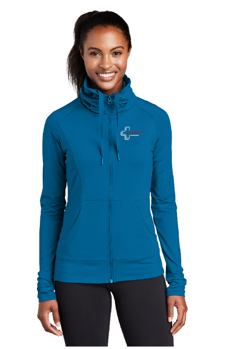 Ladies' Sport-Tek® Sport-Wick® Stretch Full-Zip Jacket