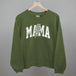 Mama Checkered Lightning Bolt Distressed
