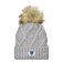 Hoggard Vikings Football Faux Fur Pom Beanie