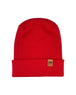 NEW HAAKWEAR H-Stitch Cuffed Beanie - Designed and Made in USA (Patented Design) - Scarlet Red