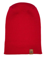 NEW HAAKWEAR H-Stitch Cuffed Beanie - Designed and Made in USA (Patented Design) - Scarlet Red