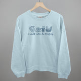 I Would Rather Be Thrifting Blue