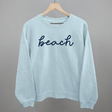 Beach (Blue Script)