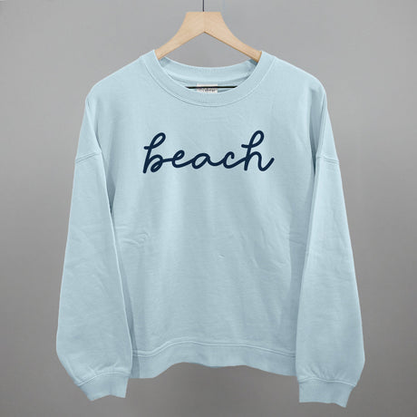 Beach (Blue Script)