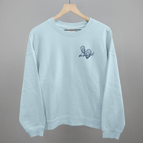 Oh Shucks Oysters (Navy Blue) (Left Chest)