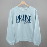 Praise The Lord Blue Script