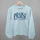 Praise The Lord Blue Script