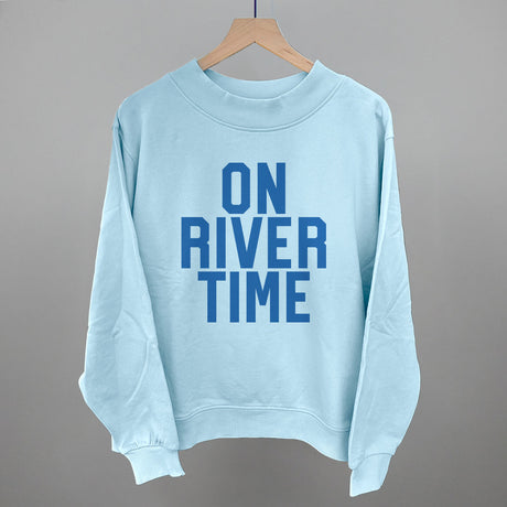 On River Time Block Letters