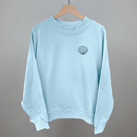 Speckled Seashell (Navy Blue) (Left Chest)